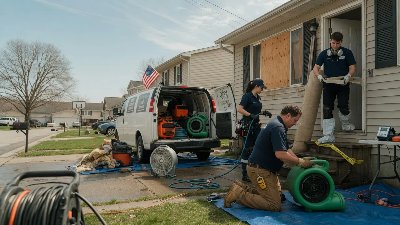 Water Damage Restoration in Bluffton, AR near me